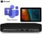 Система конференцзв'язку Poly Microsoft Teams Rooms Base Kit HP Mini PC_GC8_Cat5e Extender, Intel i7-12700T, 16GB, F256GB, Wi-Fi 6E, BT 5.3, Win11IoT, чорний