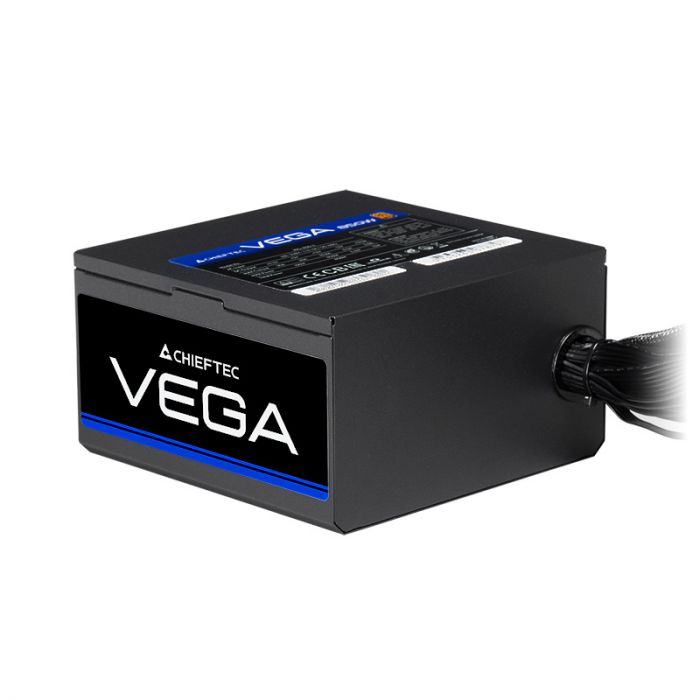 Блок живлення CHIEFTEC Vega  (750W), >90%, 80+ Gold, 135мм FDB, 1xMB 24pin(20+4), 2xCPU 8pin(4+4), 3xMolex, 6xSATA, 4xPCIe 8pin(6+2), 1xPCIe GEN5 16pin