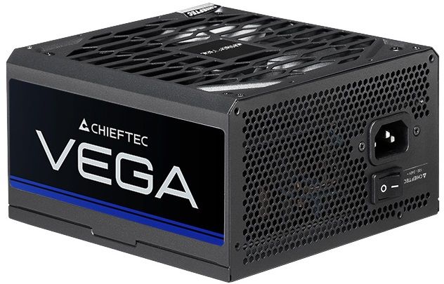 Блок живлення CHIEFTEC Vega  (750W), >90%, 80+ Gold, 135мм FDB, 1xMB 24pin(20+4), 2xCPU 8pin(4+4), 3xMolex, 6xSATA, 4xPCIe 8pin(6+2), 1xPCIe GEN5 16pin