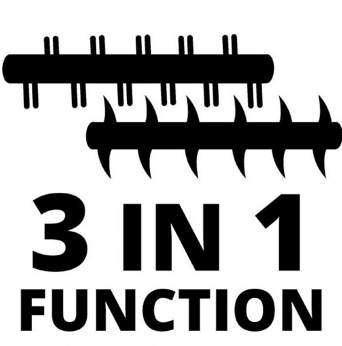 Аератор-скарифікатор електричний Einhell GE-SA 1435/1 1400Вт 35см ножи 16шт 10.18кг