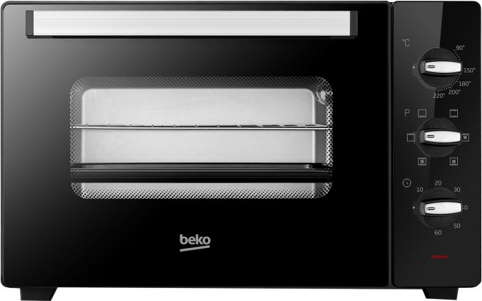 Піч електрична Beko, 38л, 1600Вт, механіч., конвенція, чорна