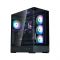 Корпус Zalman P40 Prism без БЖ, 2xUSB3.0, 1xUSBType-C, 1x120мм ARGB, VGA 420мм, LCS ready, TG 3x Panels, ATX, чорний
