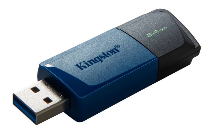 Накопичувач Kingston   64GBx2 USB 3.2 Type-A Gen1 DT Exodia Black Blue