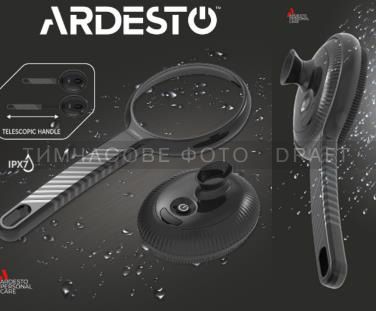 Електрична щітка-масажер ARDESTO для обличчя та тіла, акумулятор, USB Type-C , 4 режими, чорний