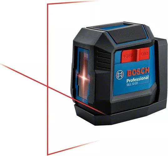 Нівелір лазерний Bosch GLL 12-22, до 12м, 0.3мм/м, чохол, 0.35кг