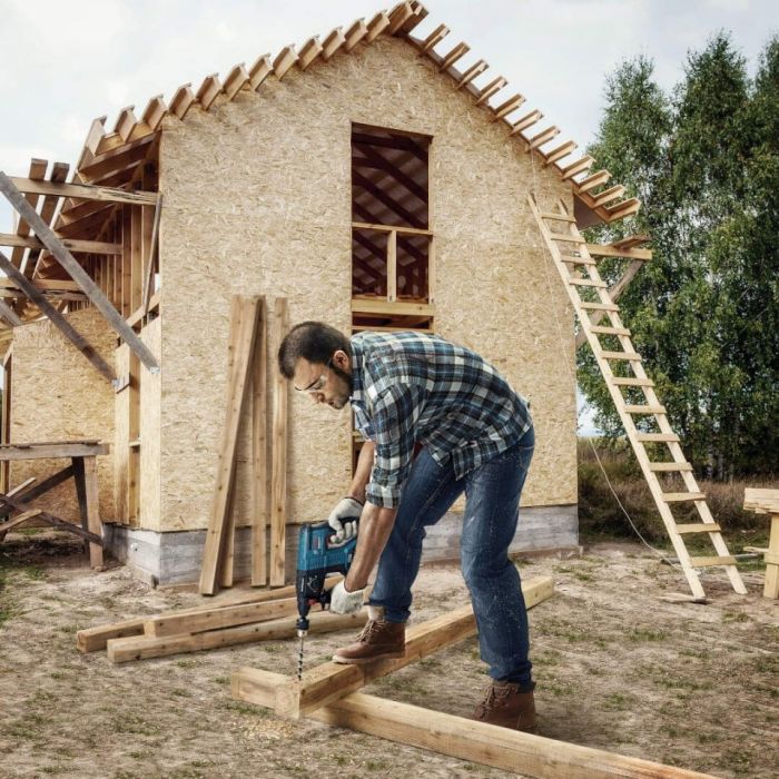 Набір із двох акумуляторних інструментів Bosch 18В перфоратор GBH 180-LI шліфмашина кутова GWS 180-LI акб 2х4А·год сумка