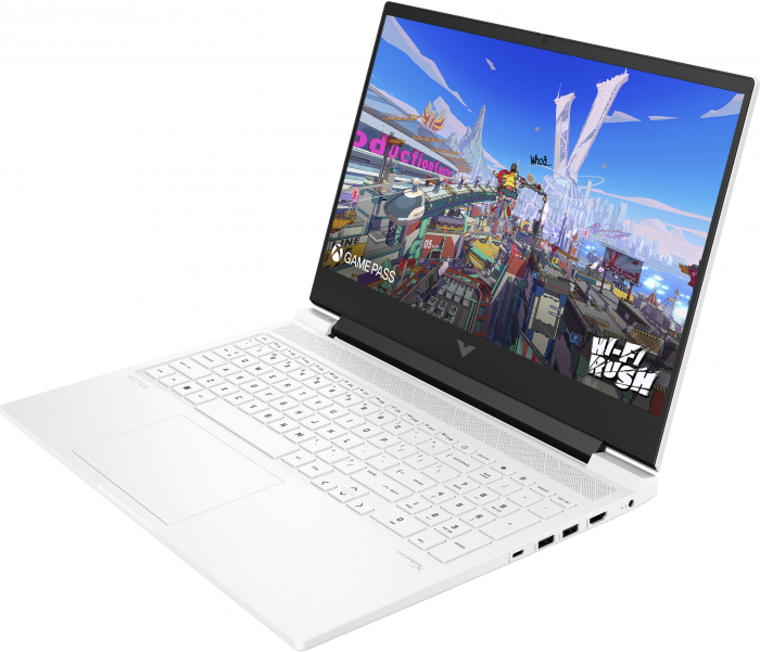 Ноутбук HP Victus 16-r1014ua 16.1" QHD IPS AG, Intel i7-14650HX, 32GB, F1024GB, NVD4060-8, DOS, білий