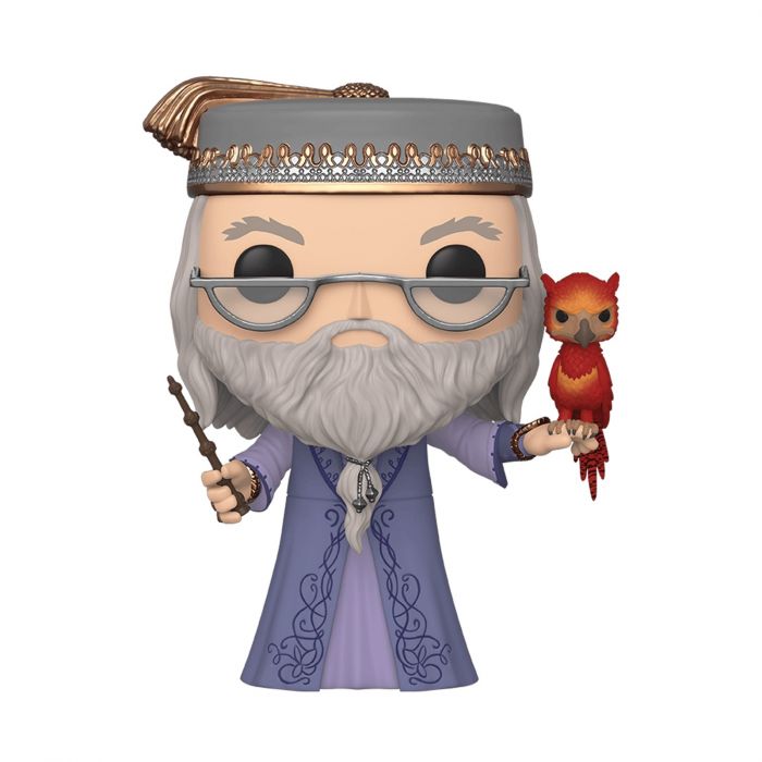 Фігурка Funko POP: Harry Potter - Dumbledore W/Fawkes 10"