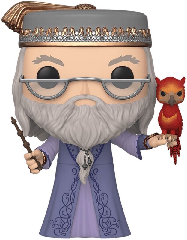 Фігурка Funko POP: Harry Potter - Dumbledore W/Fawkes 10"