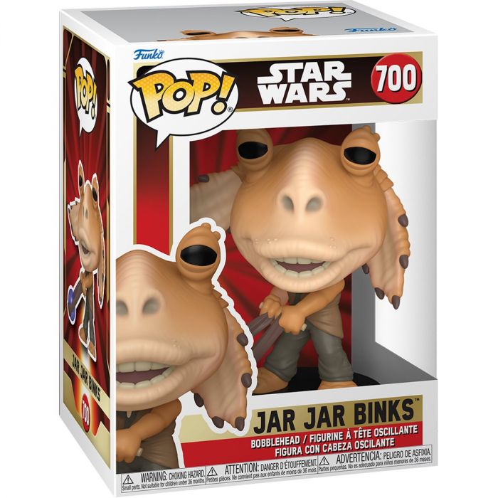 Фігурка Funko POP Star Wars: PM 25th - Jar Jar Binks w/Booma Balls