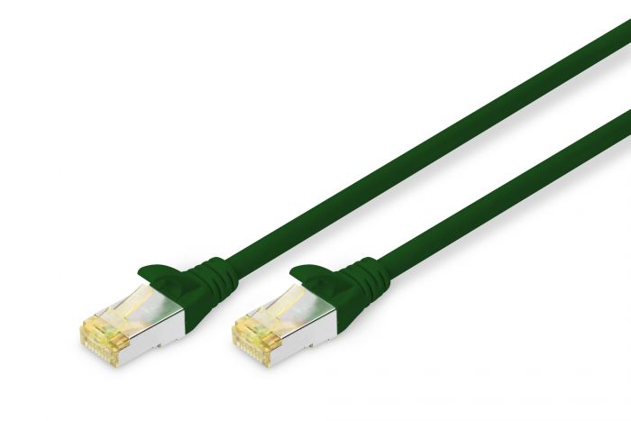Патч-корд DIGITUS CAT 6а SF-UTP, 20м, AWG 26/7, Cu, LSZH, зелений
