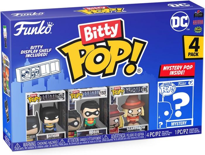 Набір подарунковий Funko POP (Bitty): DC - Batman 4PK