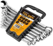 Ключі гайкові Tolsen Профі, набір 8шт, двосторонні, 5/16,3/8,7/16,1/2,9/16,5/8,11/16,3/4, CrV