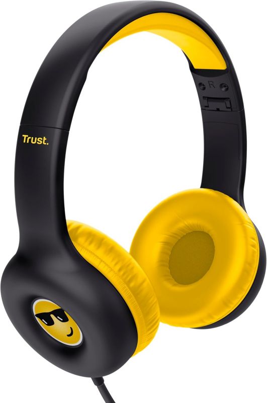 Навушники Trust Nouna Headphones mini-jack, Mic, Чорний