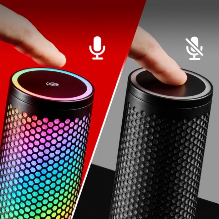 Мікрофон геймінговий HyperX QuadCast 2 S, Omni/Uni/Bi, USB-A, 3м, NGenuity, RGB, чорний