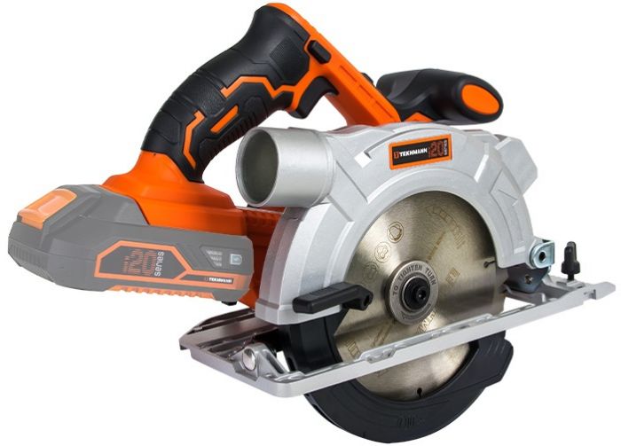 Пила дискова акумуляторна Tekhmann TSC-165/i20 20В 165мм 2.35кг без АКБ та ЗП