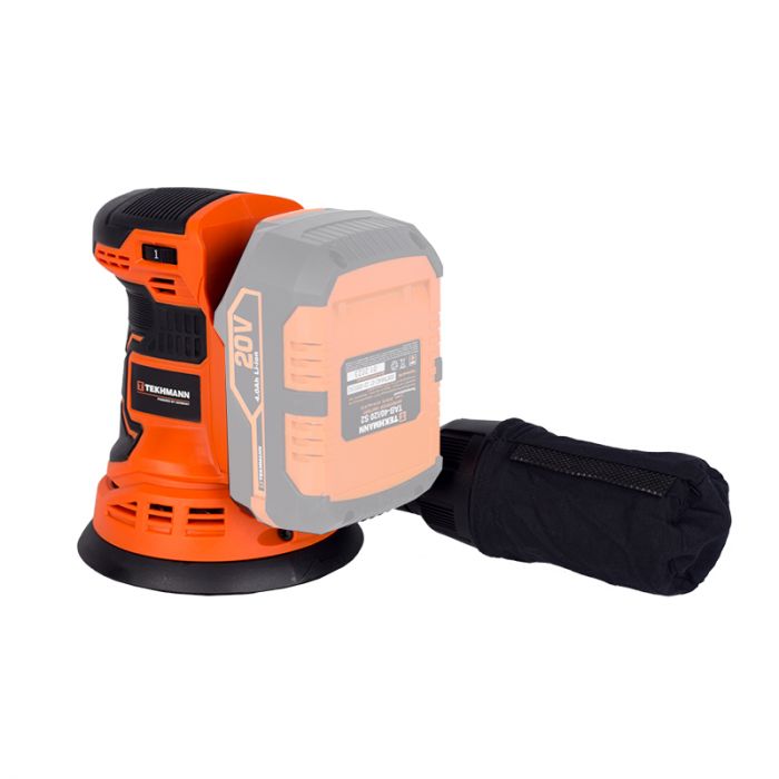 Шліфмашина ексцентрикова акумуляторнаTekhmann TCOS-125/i20 20В 125мм 0-9000об/хв без АКБ та ЗП