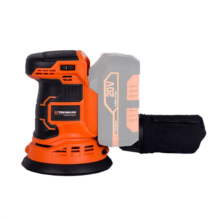 Шліфмашина ексцентрикова акумуляторнаTekhmann TCOS-125/i20 20В 125мм 0-9000об/хв без АКБ та ЗП
