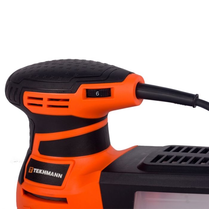 Шліфмашина ексцентрикова Tekhmann TOS-1245 450Вт 125мм 300-13000об/хв 1.7кг Шліфмашина ексцентрикова Tekhmann TOS-1245 450Вт 125мм 300-13000об/хв 1.7кг