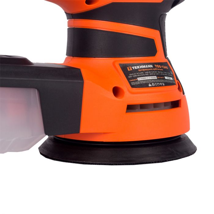 Шліфмашина ексцентрикова Tekhmann TOS-1245 450Вт 125мм 300-13000об/хв 1.7кг Шліфмашина ексцентрикова Tekhmann TOS-1245 450Вт 125мм 300-13000об/хв 1.7кг