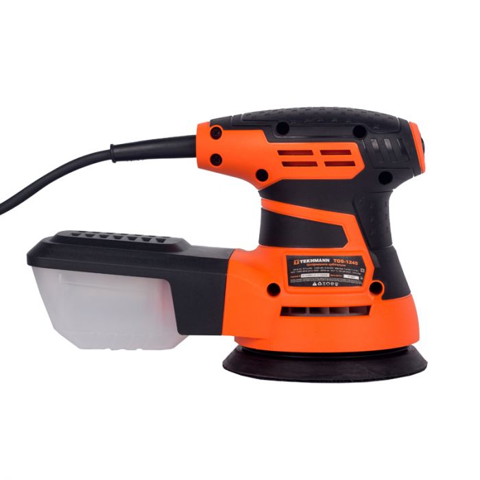 Шліфмашина ексцентрикова Tekhmann TOS-1245 450Вт 125мм 300-13000об/хв 1.7кг Шліфмашина ексцентрикова Tekhmann TOS-1245 450Вт 125мм 300-13000об/хв 1.7кг