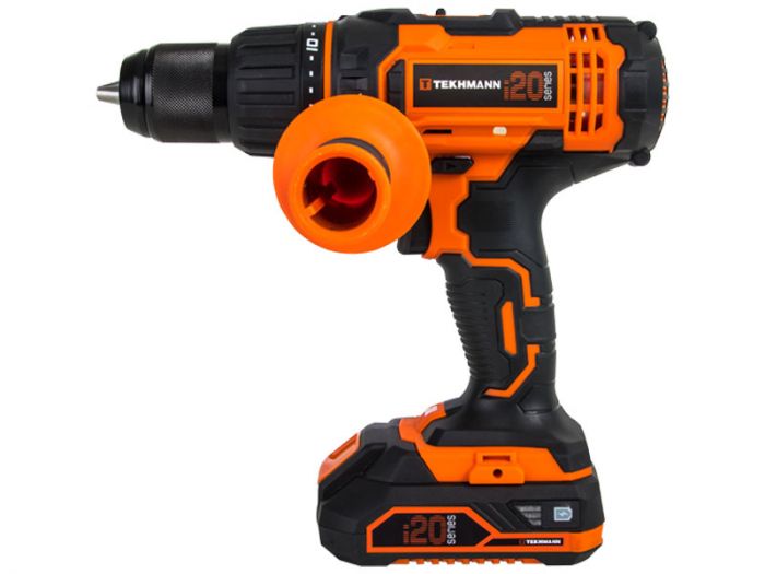 Шурупокрут-дриль ударний акумуляторний Tekhmann TCD-60/i20 kit 20В 1x2А·год 60Нм 440·1650об/хв 1.55кг