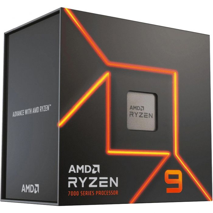 Центральний процесор AMD Ryzen 9 7900X 12C/24T 4.7/5.6GHz Boost 64Mb Radeon Graphics AM5 170W w/o cooler Box