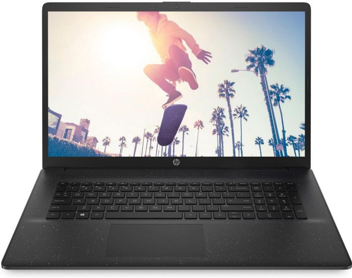 Ноутбук HP 17-cn4005ua 17.3" FHD IPS AG, Intel 5-120U, 16GB, F1024GB, UMA, DOS, чорний