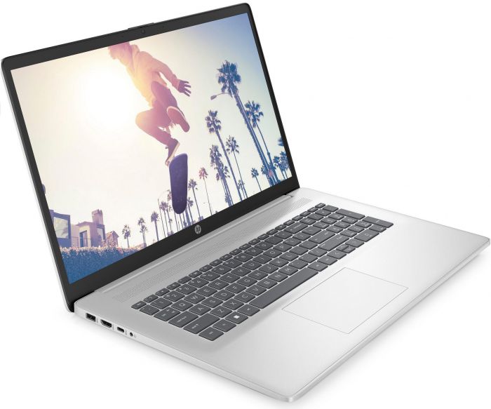 Ноутбук HP 17-cn4000ua 17.3" FHD IPS AG, Intel 7-150U, 16GB, F1024GB, UMA, DOS, сріблястий