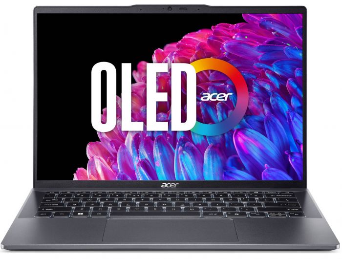 Ноутбук Acer Swift Go 14 SFG14-63 14" 2.8K OLED, AMD R5-8645HS, 16GB, F1TB, UMA, Lin, сірий