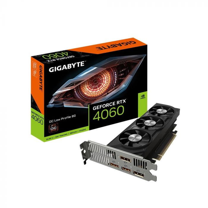 Відеокарта GIGABYTE GeForce RTX 4060 8GB GDDR6 LP