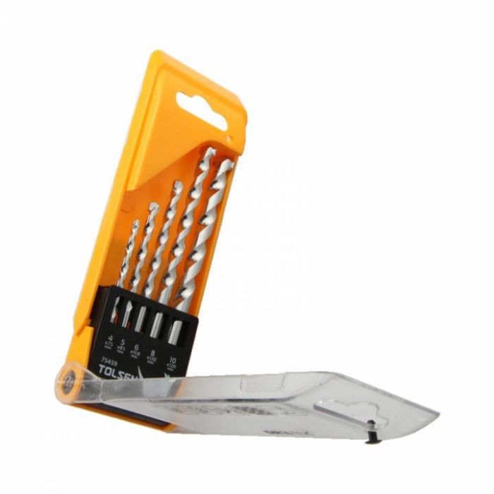 Набір свердел по цеглі Tolsen, 5шт, 4-10мм, кейс