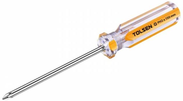 Викрутка Tolsen хрестова, PH0x175мм, сталь CrV