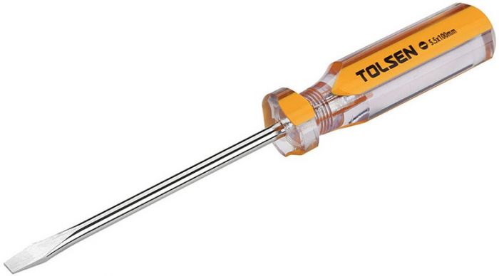 Викрутка Tolsen плоска, SL6x150мм, сталь CrV