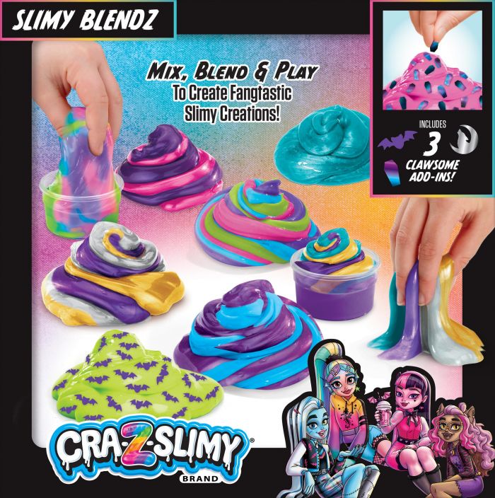 Слайм Cra-Z-Art Monster High Slimy Blendz, набір 19од