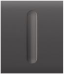 Кнопка центральна для одноклавішного вимикача димера Ajax CenterButton Dimmer 1-gang 2-way for LightSwitch, Jeweler, бездротовий, grey