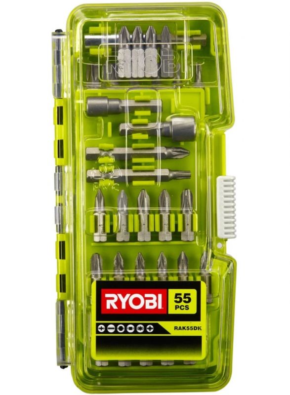 Набір біт Ryobi RAK55DK 55шт кейс