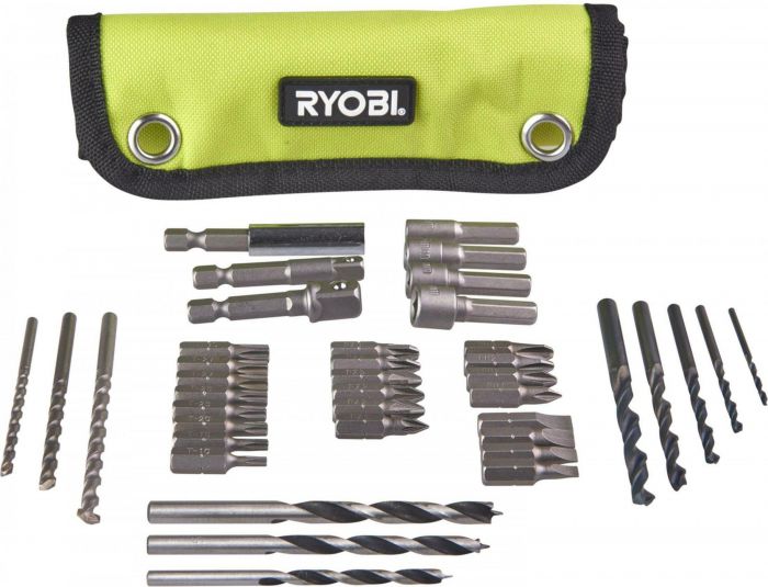 Набір біт і свердел Ryobi RAK40RM 40шт чохол