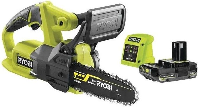 Пила ланцюгова акумуляторна Ryobi ONE+ RY18CS20A-125 18В акб 1х2.5А·год ЗП 20см 2.3кг