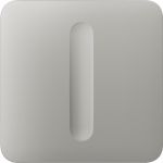 Кнопка для одноклавішного вимикача димера Ajax SoloButton Dimmer 1-gang 2-way for LightSwitch, Jeweler, бездротовий, oyster