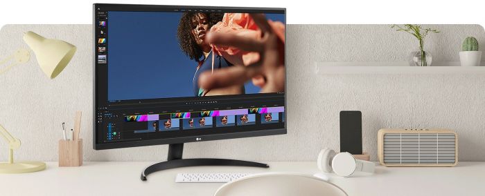 Монітор LG 32" 32UR500-B 2xHDMI, DP, Audio, VA, 3840x2160, 4ms, DCI-P3 90%, FreeSync, HDR10