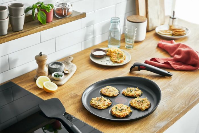 Сковорода Tefal Ingenio Unlimited,  для оладок, 27см, литий алюміній