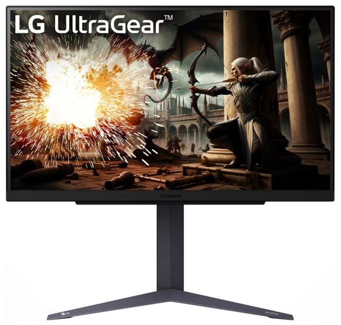 Монітор LG 27" 27GS75Q-B 2xHDMI, DP, Audio, IPS, 2560x1440, 180Hz, 1ms, sRGB 99%, G-SYNC, FreeSync, Pivot, HDR10