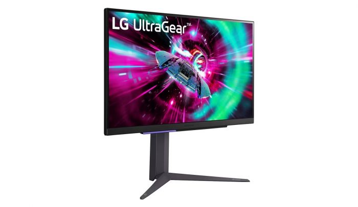 Монітор LG 27" 27GR93U-B 2xHDMI, DP, USB, Audio, IPS, 3840x2160, 144Hz, 1ms, DCI-P3 95%, G-SYNC, FreeSync, Pivot, HDR400