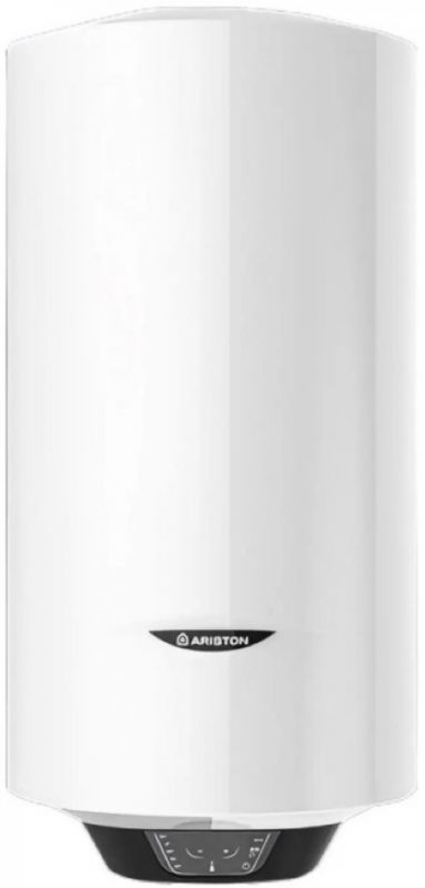 Водонагрівач електр. Ariston круглий слім PRO1 ECO 50 V SLIM 1.8K PL EU, 50л, 1,8кВт, ел. кер-ння, B, білий