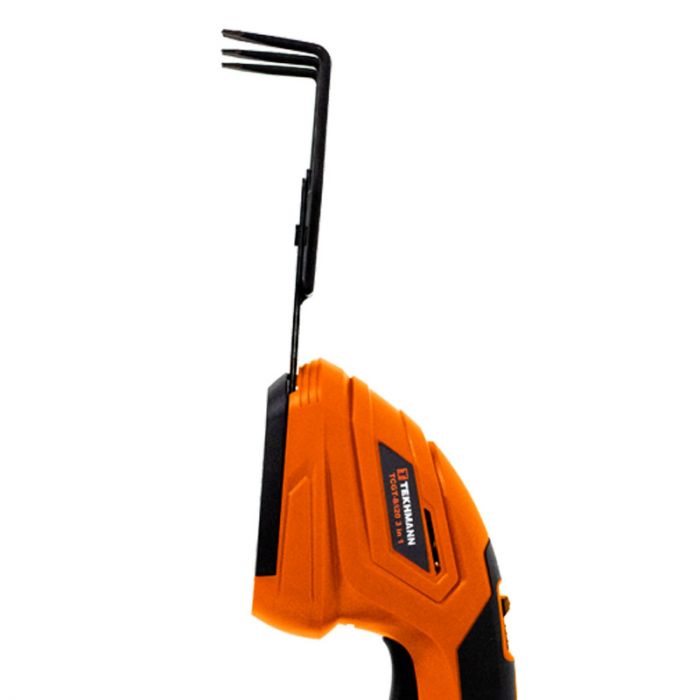 Ножиці для трави акумуляторні Tekhmann TCGT-8/i20 3in1 20В леза 10/20см+насадка культиватор без АКБ та ЗП