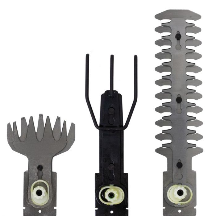 Ножиці для трави акумуляторні Tekhmann TCGT-8/i20 3in1 20В леза 10/20см+насадка культиватор без АКБ та ЗП