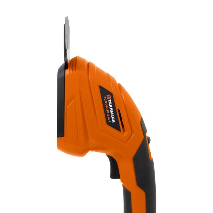 Ножиці для трави акумуляторні Tekhmann TCGT-8/i20 3in1 20В леза 10/20см+насадка культиватор без АКБ та ЗП