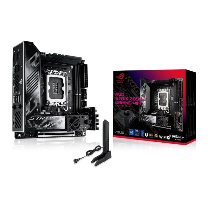 Материнcька плата ASUS ROG STRIX Z890-I GAMING WIFI s1851 Z890 2xDDR5 M.2 DP USB Type-C Wi-Fi BT mITX