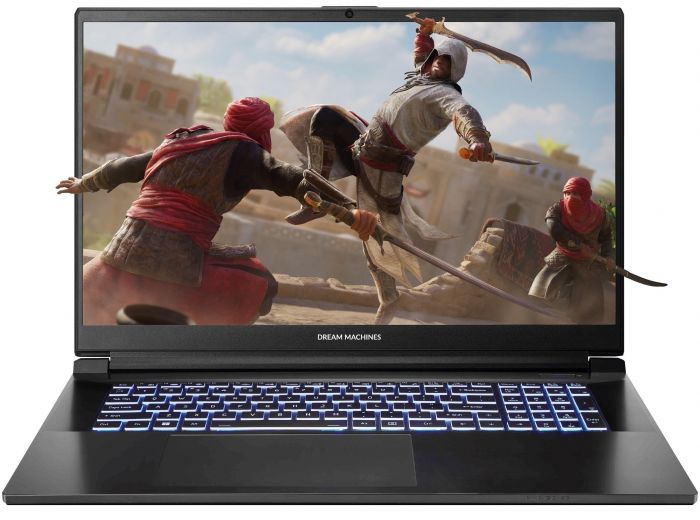 Ноутбук Dream Machines RG4060-17 17.3FHD IPS, Intel i7-14650HX, 16GB, F1TB, NVD4060-8, DOS, чорний